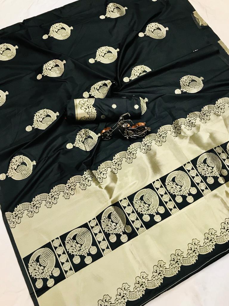 A Jhumka By Ritilka Soft Lichi Silk Cloth Saree Catalog